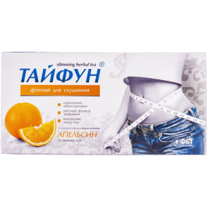 ТАЙФУН фіточай для схуднення зі смаком апельсину пакет 2 г №30