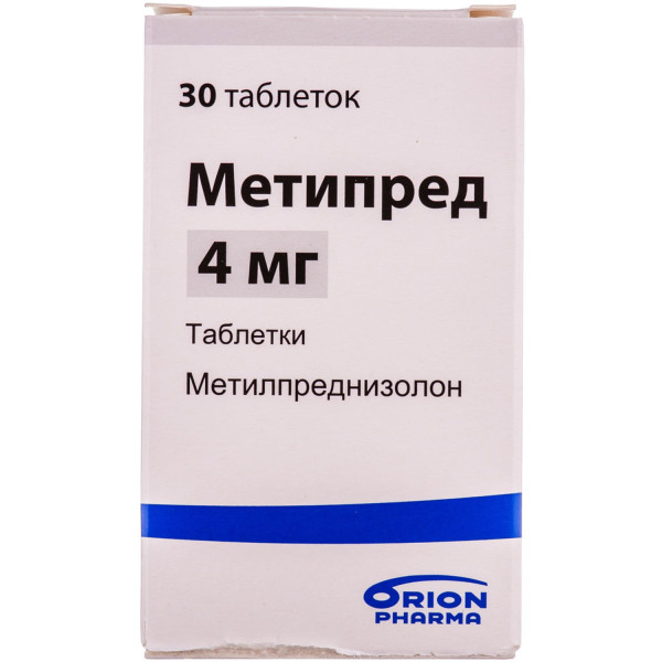 МЕТИПРЕД таблетки 4 мг флакон №30