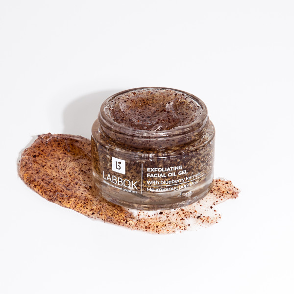 Вiдлущувальний масляний гель з гранулами чорниці Labbok Exfoliating Facial Gel with Blueberry Kernels 50 мл