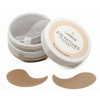 Патчі під очі з кофеїном, вітамін B3 та ектоїном Labbok Eye Patches 60 шт