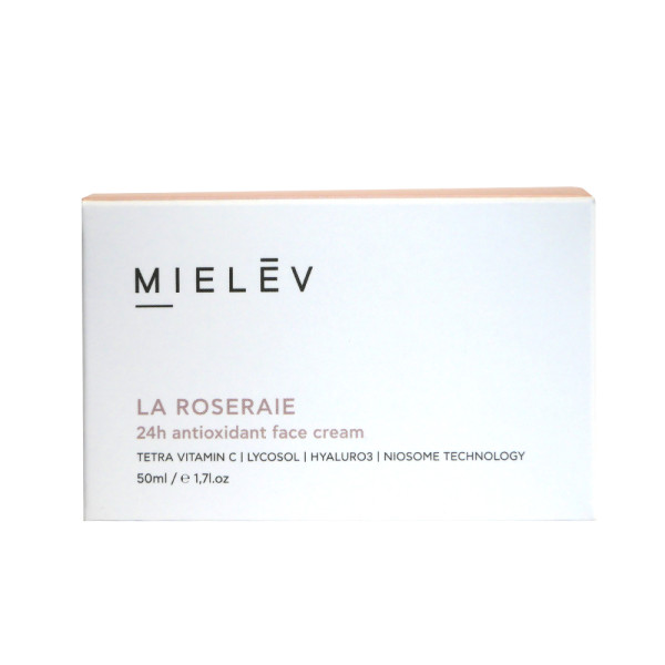 Антиоксидантний крем для обличчя 24-годинної дiї серії LA ROSERAIE Mielev 24h Antioxidant face cream 50 мл