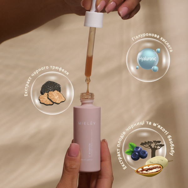 Вдосконалена концентрована сироватка для обличчя серії L'ECLAIRCIE Mielev Advanced concentrate HA serum 30 мл