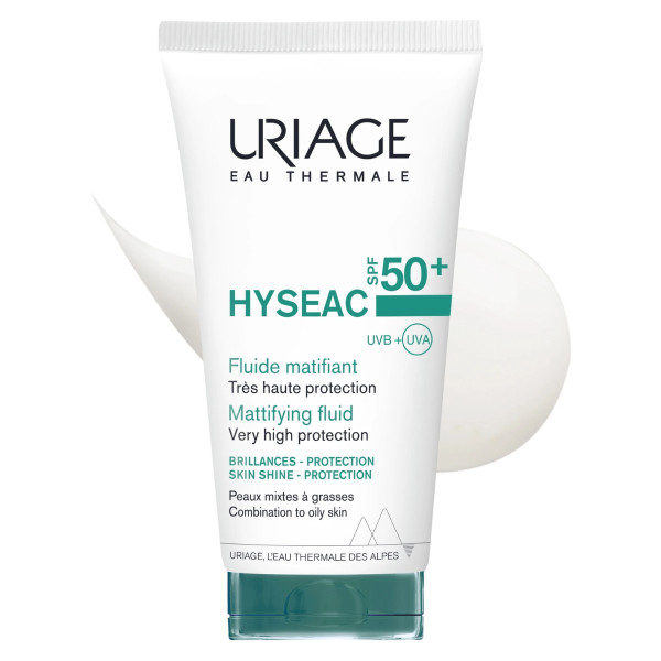 Флюїд матуючий для обличчя Uriage Hyseac SPF 50+ сонцезахисний 50 мл