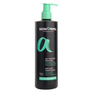 Гель очищуючий для обличчя та тіла Skinormil AntiAcne для комбінованої жирної та проблемної шкіри 400 мл