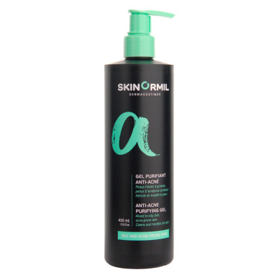 Гель очищуючий для обличчя та тіла Skinormil AntiAcne для комбінованої жирної та проблемної шкіри 400 мл
