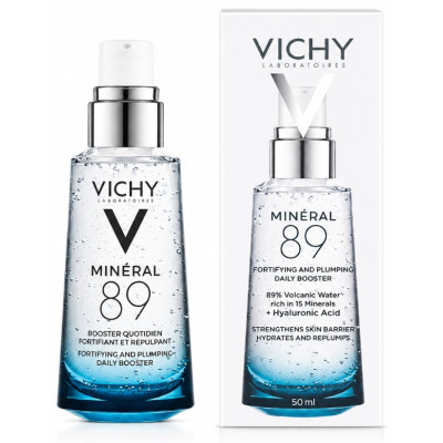 Гель-бустер для обличчя Vichy (Віши) Mineral 89 щоденне зволоження, підсилення пружності 50 мл 000006321