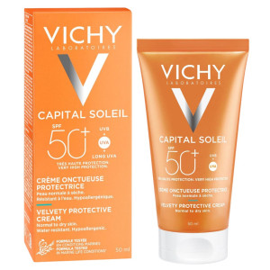 Крем сонцезахисний Vichy (Віши) Capital Soleil сонцезахисний для обличчя потрійної дії SPF 50+ 50 мл