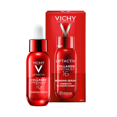 Сироватка для обличчя Vichy (Віши) Liftactiv Specialist Collagen Bonding Serum 16 з ко-бондинг технологією для корекції 16 ознак старіння шкіри 30 мл