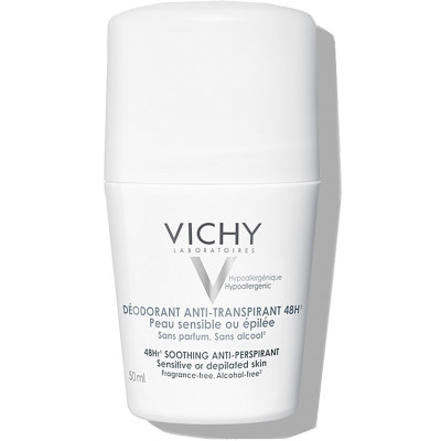 Дезодорант-антиперспірант кульковий Vichy (Віши) 48h Sensitive для чутливої шкіри 50 мл