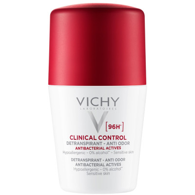 Дезодорант-антиперспірант кульковий Vichy (Віши) 96h Clinical Control проти надмірного потовиділення та запаху 50 мл