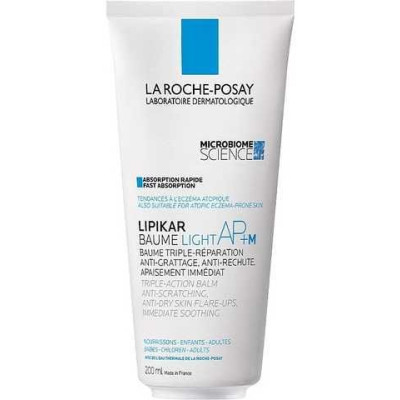 Бальзам для обличчя і тіла La Roche-Posay (Ля Рош-Позе)  Lipikar Light AP+M ліпідовосновлюючий для дуже сухої та схильної до атопії шкіри 200 мл