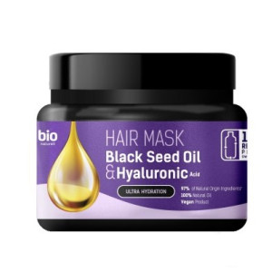 Маска для волосся Bio Naturell Ультразволоження з олією чорного кмину та гіалуронова кислотою 295 мл