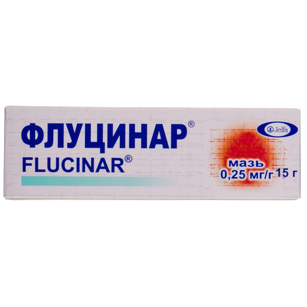 ФЛУЦИНАР мазь 0,25 мг/г туба 15 г