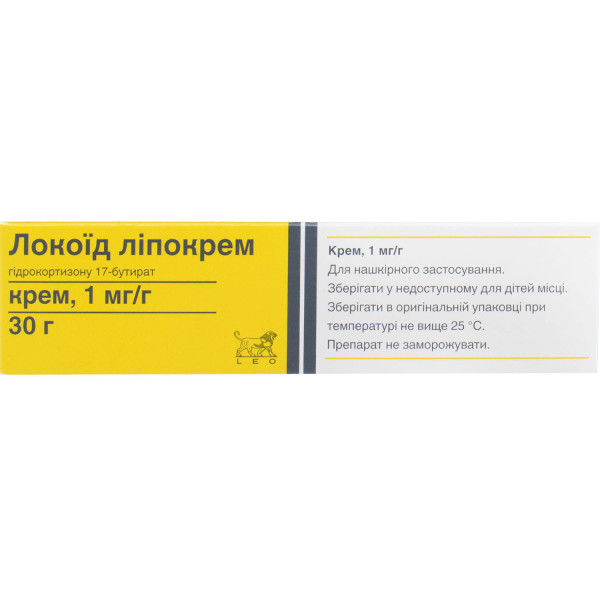 ЛОКОЇД ЛІПОКРЕМ крем 1 мг/г туба 30 г