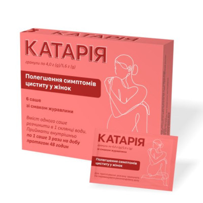 КАТАРІЯ гранули 4 г саше 5,6 г №6