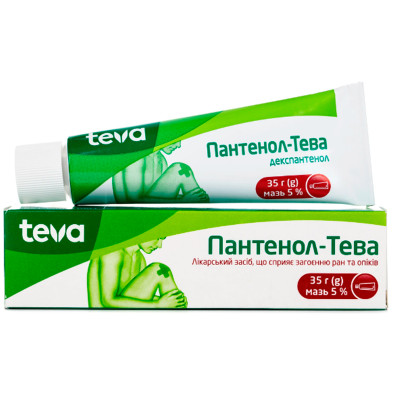ПАНТЕНОЛ-ТЕВА мазь 5 % туба 35 г
