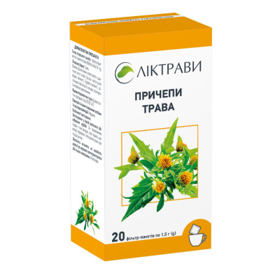 ПРИЧЕПИ ТРАВА фільтр-пакети 1,5 г №20 Ліктрави