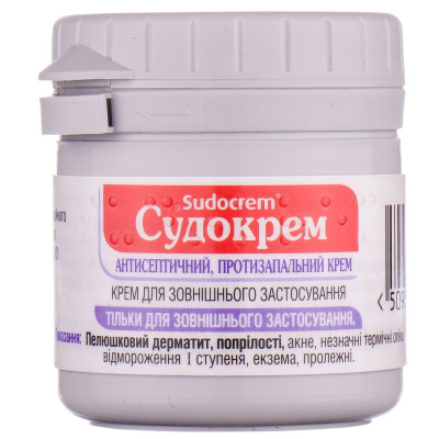 СУДОКРЕМ крем для зовнішнього застосування баночка 60 г