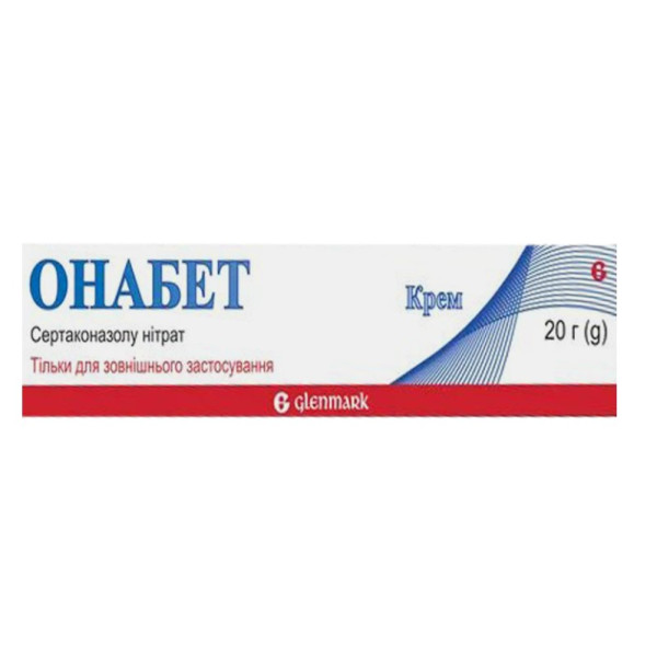 ОНАБЕТ крем 20 мг/г туба 20 г