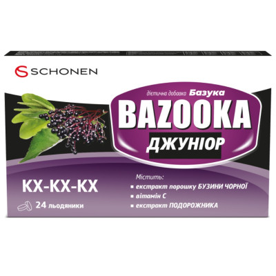 Базука Джуніор льодяники №24