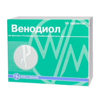 ВЕНОДІОЛ таблетки №30 (10х3)