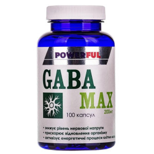 Габа Макс POWERFUL Gaba Max капсули флакон №100