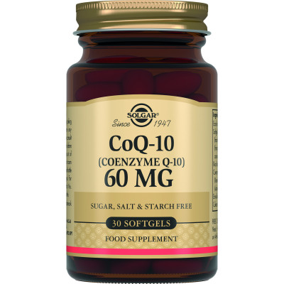 СОЛГАР (SOLGAR) Коензим Q-10 капсули 60 мг флакон №30