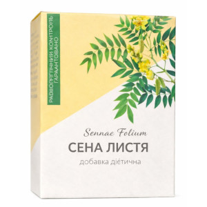 КЛЮЧІ ЗДОРОВ'Я фіточай СЕНА листя та плоди пачка з внутрішнім пакетом 100 г