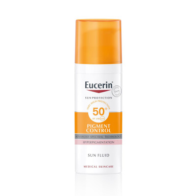 Флюїд сонцезахисний для обличчя Eucerin (Еуцерін) Sun Pigment Control SPF 50 проти гіперпігментації 50 мл