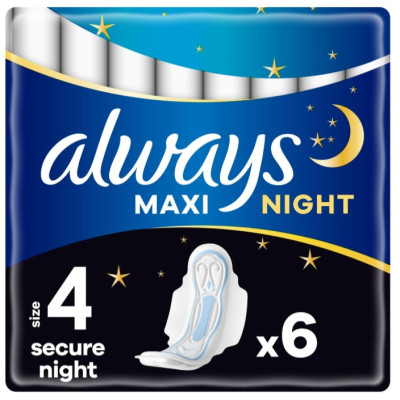 Прокладки ALWAYS Classic гігієнічні Maxi Night  6 шт
