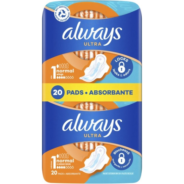 Прокладки ALWAYS Ultra гігієнічні аромат.Normal 20 шт