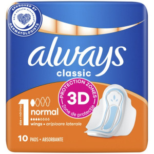 Прокладки ALWAYS Classic гігієнічні Normal 10 шт