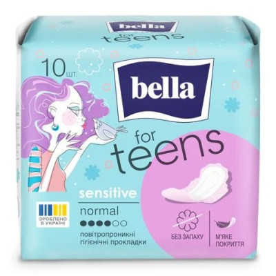 Прокладки БЕЛА (BELLA) for Teens Ultra Sensitive Normal №10