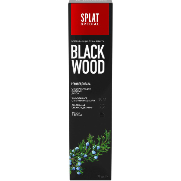 Зубна паста СПЛАТ (SPLAT) SPECIAL BLACKWOOD Чорне дерево 75 мл
