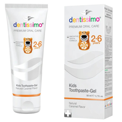 Зубна паста для дітей Dentissimo Kids карамель 50 мл