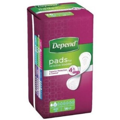 Прокладки урологічні DEPEND (Депенд) Pads Mini №14