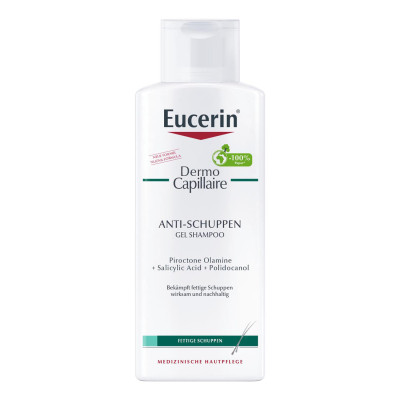 Гель-шампунь Eucerin (Еуцерін) DermoCapillaire проти лупи для жирної шкіри голови 250 мл
