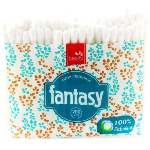 Ватні палички Beauty Fantasy косметичні пакет 200 шт