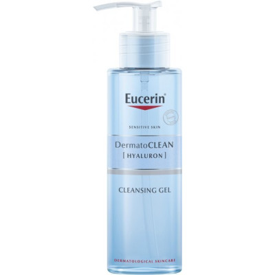 Гель для вмивання Eucerin (Еуцерін)  DermatoClean [HYALURON] м'який, очищуючий, для нормальної та комбінованої шкіри 200 мл