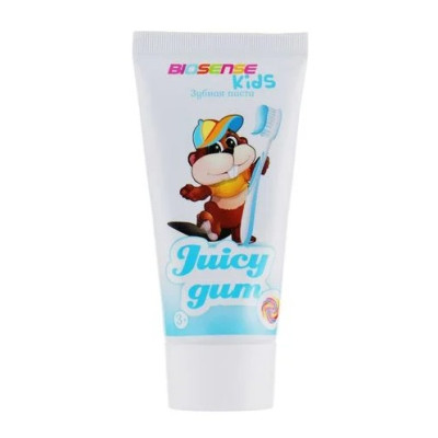 Зубна паста для дітей Bioton (Біотон) Cosmetics Biosense Kids Juicy Gum 50 мл