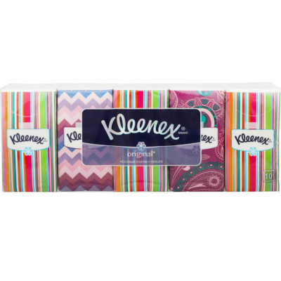 Хустинки носові паперові КЛІНЕКС (KLEENEX) Original (3 шари) №72