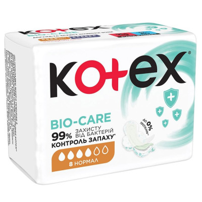 Прокладки KOTEX Bio Care Normal №8