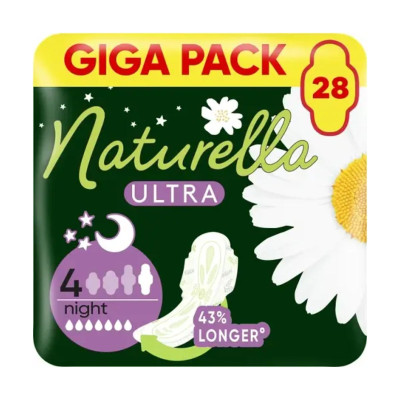 Прокладки NATURELLA Ultra Night гігієнічні аром. екстр.ромашки 28 шт