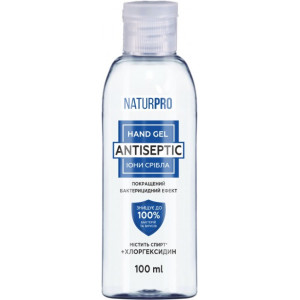 Спрей антисептичний для рук NaturPRO Іони срібла спиртовмісний СПИРТ 60% флакон 100 мл