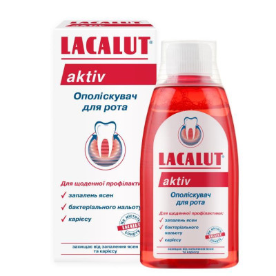Ополіскувач для ротової порожнини LACALUT (Лакалут) Aktiv 300 мл