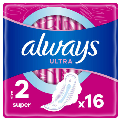 Прокладки ALWAYS Ultra гігієнічні аромат. Super Duo 16 шт