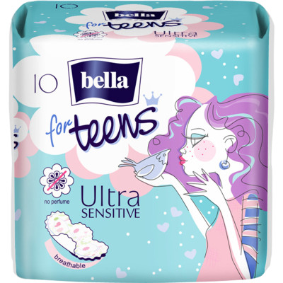 Прокладки БЕЛА (BELLA) for Teens Ultra Sensitive extra soft №10