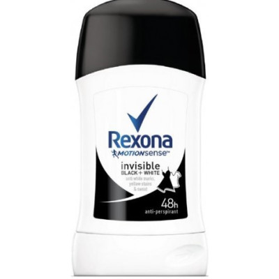 Дезодорант-стік Rexona (Рексона) 48h Невидимий на чорному і білому для жінок 40 мл
