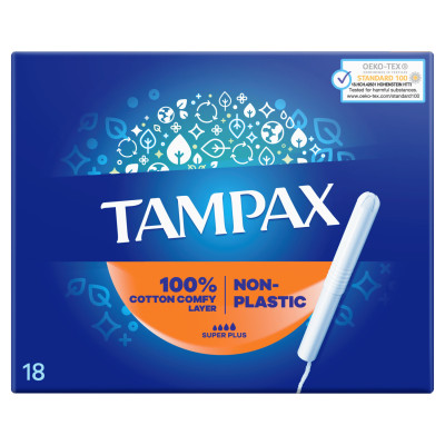 Тампони жіночі гігієничні з аплікатором Tampax Super Plus Duo 18 шт