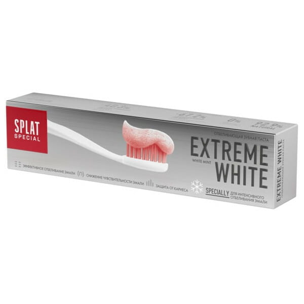 Зубна паста СПЛАТ (SPLAT) Special Extreme white Екста Відбілювання 75 мл